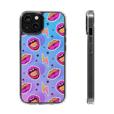 Lips - iPhone Clear Cases iPhone 14 Without gift packaging - phone cases